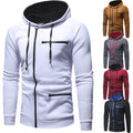 Men Hoodies Zipper Jacket