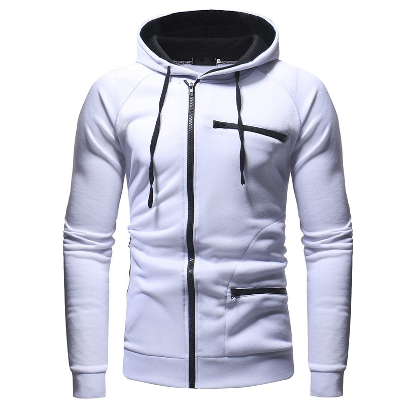 Men Hoodies Zipper Jacket