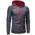 Men Hoodies Zipper Jacket