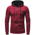 Men Hoodies Zipper Jacket